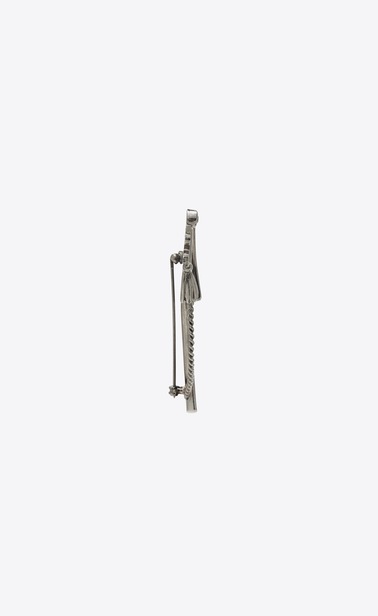 SL flag brooch in metal